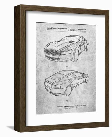 Aston Martin DBS Volante Patent-Cole Borders-Framed Art Print
