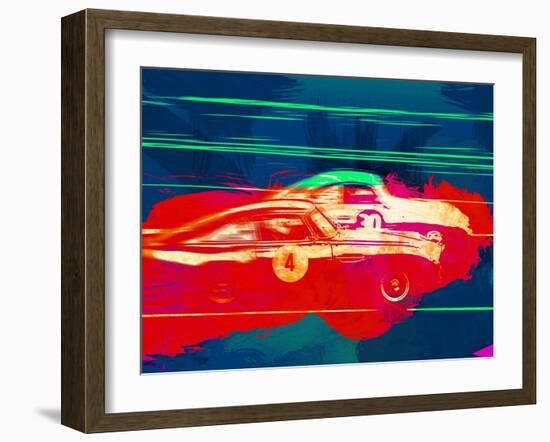 Aston Martin Vs Porsche-NaxArt-Framed Art Print