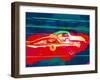 Aston Martin Vs Porsche-NaxArt-Framed Art Print