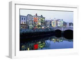 Aston Quay, Liffey River, Dublin, County Dublin, Eire (Ireland)-Bruno Barbier-Framed Photographic Print