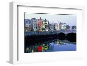 Aston Quay, Liffey River, Dublin, County Dublin, Eire (Ireland)-Bruno Barbier-Framed Photographic Print