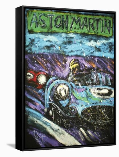 Aston Racecar-Rock Demarco-Framed Stretched Canvas