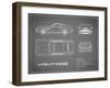 Aston V8 Vantage-Grey-Mark Rogan-Framed Art Print