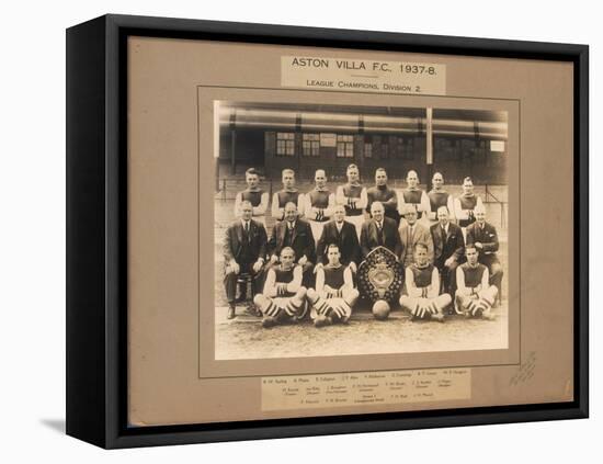 Aston Villa F.C., 1937-38, League Champions, Division 2-English School-Framed Stretched Canvas