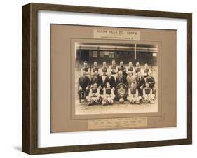 Aston Villa F.C., 1937-38, League Champions, Division 2-English School-Framed Giclee Print