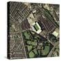 Aston Villa's Villa Park Stadium, Aerial-Getmapping Plc-Stretched Canvas