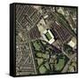 Aston Villa's Villa Park Stadium, Aerial-Getmapping Plc-Framed Stretched Canvas