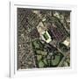 Aston Villa's Villa Park Stadium, Aerial-Getmapping Plc-Framed Photographic Print