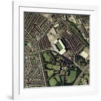 Aston Villa's Villa Park Stadium, Aerial-Getmapping Plc-Framed Photographic Print