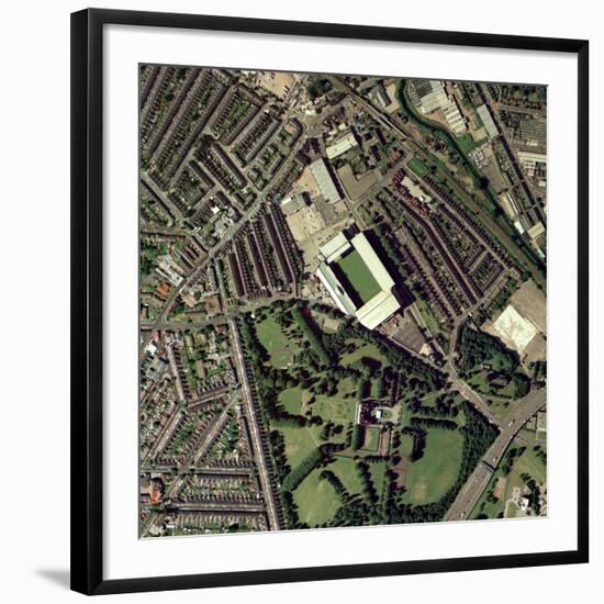 Aston Villa's Villa Park Stadium, Aerial-Getmapping Plc-Framed Photographic Print