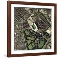 Aston Villa's Villa Park Stadium, Aerial-Getmapping Plc-Framed Photographic Print