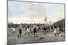 Aston Villa V Sunderland, 1893-Thomas Marie Madawaska Hemy-Mounted Giclee Print