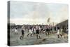 Aston Villa V Sunderland, 1893-Thomas Marie Madawaska Hemy-Stretched Canvas