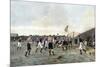 Aston Villa V Sunderland, 1893-Thomas Marie Madawaska Hemy-Mounted Giclee Print