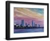 Astonishing Austin Texas Skyline At Dusk-Markus Bleichner-Framed Art Print