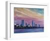 Astonishing Austin Texas Skyline At Dusk-Markus Bleichner-Framed Art Print