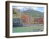 Astonishing Vernazza Cinque Terre Italy III-Markus Bleichner-Framed Art Print