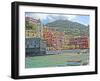 Astonishing Vernazza Cinque Terre Italy III-Markus Bleichner-Framed Art Print