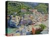 Astonishing Vernazza Cinque Terre Italy IV-Markus Bleichner-Stretched Canvas