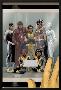 Astonishing X-Men #68 Cover: Wolverine, Gambit, Warbird, Iceman, Northstar, Reyes, Cecilia, Karma-Phil Noto-Lamina Framed Poster