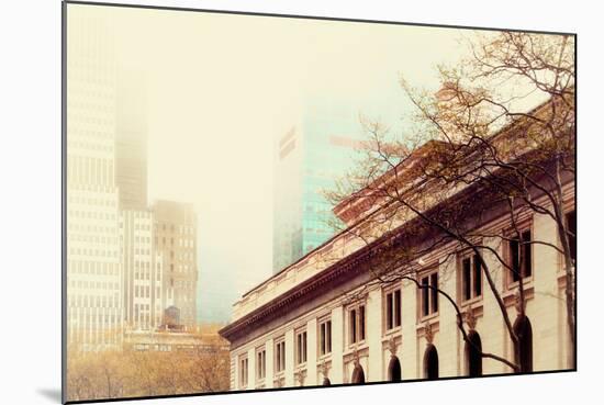 Astor Hall/New York Public Library, Manhattan, Surrounded by Fog-Sabine Jacobs-Mounted Photographic Print