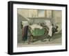 Astor House Reading Room, 1840-Nicolino Calyo-Framed Giclee Print