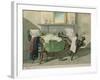 Astor House Reading Room, 1840-Nicolino Calyo-Framed Giclee Print