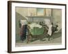 Astor House Reading Room, 1840-Nicolino Calyo-Framed Giclee Print