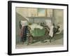 Astor House Reading Room, 1840-Nicolino Calyo-Framed Giclee Print