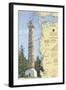 Astoria Column, Oregon - Nautical Chart-Lantern Press-Framed Art Print