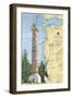 Astoria Column, Oregon - Nautical Chart-Lantern Press-Framed Art Print