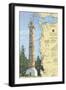 Astoria Column, Oregon - Nautical Chart-Lantern Press-Framed Art Print
