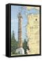 Astoria Column, Oregon - Nautical Chart-Lantern Press-Framed Stretched Canvas