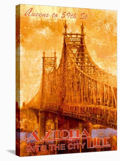 Astoria Line-The Vintage Collection-Stretched Canvas