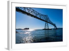 Astoria-Megler Bridge over the Columbia River, Astoria, Oregon-Mark A Johnson-Framed Photographic Print