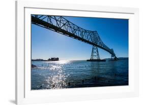 Astoria-Megler Bridge over the Columbia River, Astoria, Oregon-Mark A Johnson-Framed Photographic Print