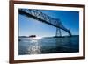 Astoria-Megler Bridge over the Columbia River, Astoria, Oregon-Mark A Johnson-Framed Photographic Print