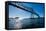 Astoria-Megler Bridge over the Columbia River, Astoria, Oregon-Mark A Johnson-Framed Stretched Canvas