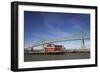 Astoria-Melger Bridge, Cannery Pier Hotel on the Columbia River, Astoria, Oregon, USA-Jamie & Judy Wild-Framed Photographic Print