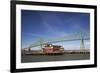 Astoria-Melger Bridge, Cannery Pier Hotel on the Columbia River, Astoria, Oregon, USA-Jamie & Judy Wild-Framed Photographic Print