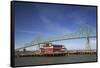 Astoria-Melger Bridge, Cannery Pier Hotel on the Columbia River, Astoria, Oregon, USA-Jamie & Judy Wild-Framed Stretched Canvas