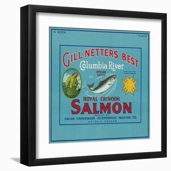 Astoria, Oregon - Gill Netters Best-Lantern Press-Framed Art Print