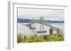 Astoria, Oregon, USA. The Astoria-Megler bridge across the Columbia River.-Emily Wilson-Framed Photographic Print