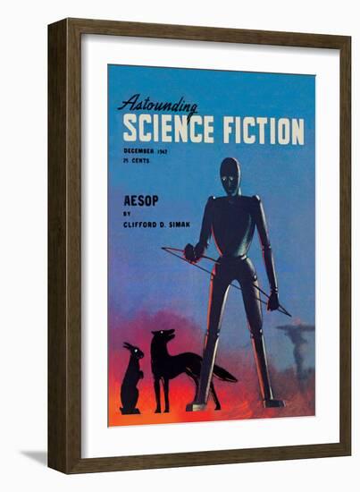 Astounding Science Fiction, December 1947-null-Framed Art Print