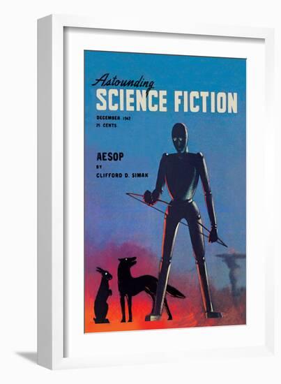 Astounding Science Fiction, December 1947-null-Framed Art Print