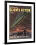 Astounding, Space Ships Aliens, Pulp Fiction, UFOs Magazine, USA, 1940-null-Framed Giclee Print