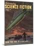 Astounding, Space Ships Aliens, Pulp Fiction, UFOs Magazine, USA, 1940-null-Mounted Giclee Print