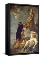 Astraea Leaves the Earth by Salvator Rosa-Salvator Rosa-Framed Stretched Canvas