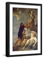 Astraea Leaves the Earth by Salvator Rosa-Salvator Rosa-Framed Giclee Print