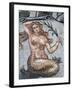 Astral Sign of Virgo in Mosaic in Galleria Umberto, Naples, Campania, Italy, Europe-null-Framed Photographic Print